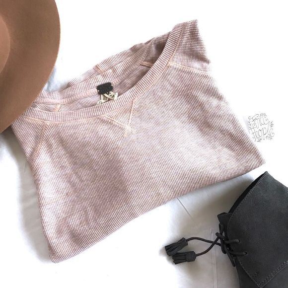 Free People thermal 3/4 sleeve tee - Picture 2 of 5